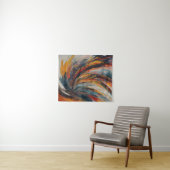 Dynamische Flammenkunst Abstrakter Expressionismus Wandteppich (Beispiel (Horizontal))