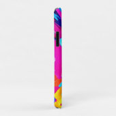 Dynamische fluoreszierende Farbstreifen Case-Mate iPhone Hülle (Hinten/Rechts)