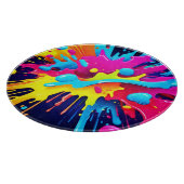 Dynamische fluoreszierende Farbstreifen Schneidebrett (Ecke)