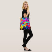 Dynamische fluoreszierende Farbstreifen Tasche (Am Model)