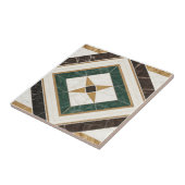 Dynamische Formen - Abstrakt geometrisches Design Fliese (Seite)