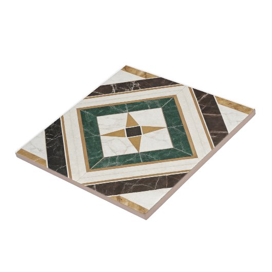 Dynamische Formen - Abstrakt geometrisches Design Fliese (Seite)