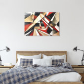 Dynamische geometrische Komposition Leinwanddruck (Insitu (Schlafzimmer))