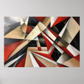 Dynamische geometrische Komposition Poster (Vorne)