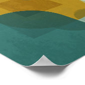 Dynamische geometrische Überlappung Poster (Ecke)