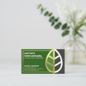 Dynamische Gold-Leaf-Landschaft Grenzflächenversor Visitenkarte (Stehend Vorderseite)