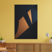 Dynamische goldene Fragmente Leinwanddruck (Insitu (Wohnzimmer))