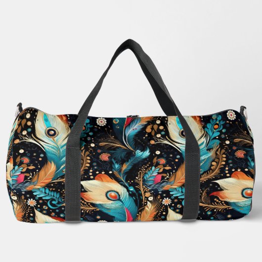 Dynamische Kometen- und Nebelreise Duffle Bag (Vorderseite)