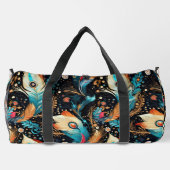 Dynamische Kometen- und Nebelreise Duffle Bag (Rückseite)