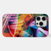 Dynamische Linienabstraktion iPhone Hülle (Rückseite (Horizontal))