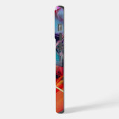 Dynamische Linienabstraktion iPhone Hülle (Linke Seite)