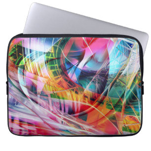 Dynamische Linienabstraktion Laptopschutzhülle