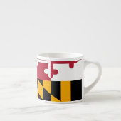 Dynamische Maryland-Staatsflagge Espressotasse (Rechts)