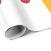 Dynamische Maryland-Staatsflagge Geschenkpapier (Rolleneckpunkt)