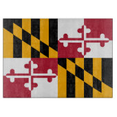 Dynamische Maryland-Staatsflagge Schneidebrett (Vorderseite)