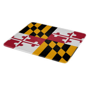 Dynamische Maryland-Staatsflagge Schneidebrett