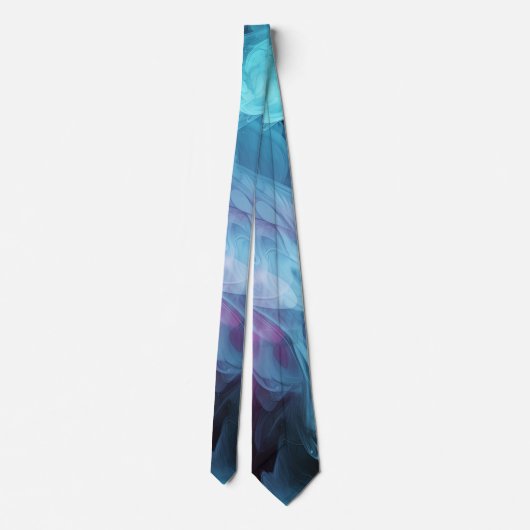 Dynamische Multicolor-Rauchdesign-Neck-Tie Krawatte (Rückseite)