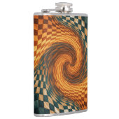 Dynamische optische Illusion Flachmann (Rechts)
