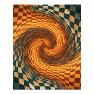 Dynamische optische Illusion Fotodruck