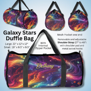 Dynamische Rainbows als Galaxy Stars hinzufügen Duffle Bag