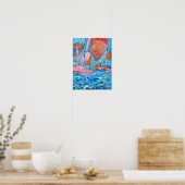 Dynamische Segelregatta Expressionist Poster (Küche)
