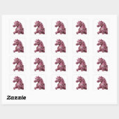 Dynamische Silber UNICORN COINS Aufkleber Kunst (Blatt)