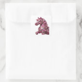Dynamische Silber UNICORN COINS Aufkleber Kunst (Tasche)