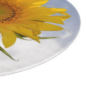 Dynamische Sonnenblumenschneide Schneidebrett (Ecke)