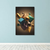 Dynamische Symmetrie Leinwanddruck (Insitu (Holzboden))