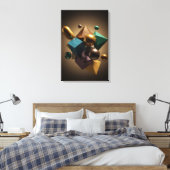 Dynamische Symmetrie Leinwanddruck (Insitu (Schlafzimmer))