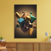 Dynamische Symmetrie Leinwanddruck (Insitu (Wohnzimmer))