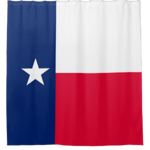 Dynamische Texas-Staats-Flaggen-Grafik auf a Duschvorhang