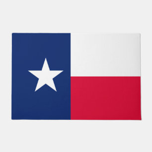 Dynamische Texas-Staats-Flaggen-Grafik auf a Fußmatte