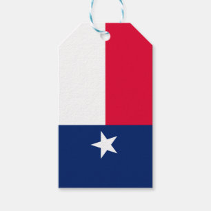 Dynamische Texas-Staats-Flaggen-Grafik auf a Geschenkanhänger
