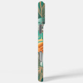 Dynamische Tropen-Woge Case-Mate iPhone Hülle (Rückseite / Rechts)