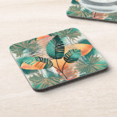 Dynamische Tropen-Woge Getränkeuntersetzer (Linke Seite)