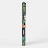 Dynamische Tropen-Woge iPhone Hülle (Rechte Seite)