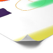 Dynamische und spielerische Szene Poster (Ecke)