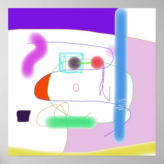 Dynamische und spielerische Szene Poster (Vorne)