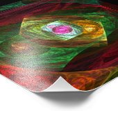 Dynamische Verbindungen Abstrakt Art Foto Print (Ecke)