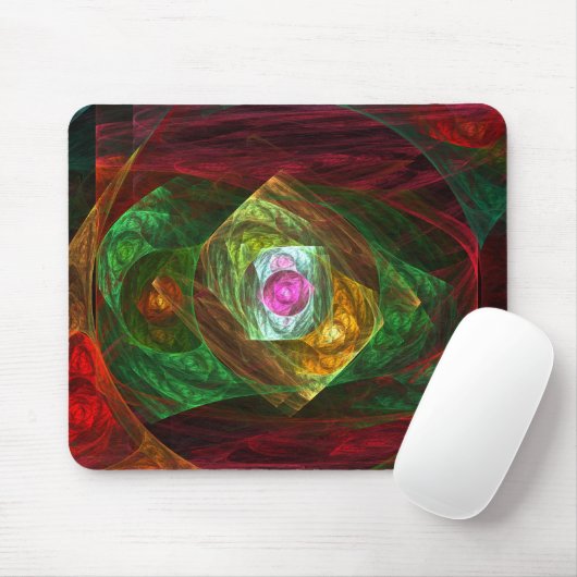 Dynamische Verbindungen Abstrakt Art Mousepad (Mit Mouse)