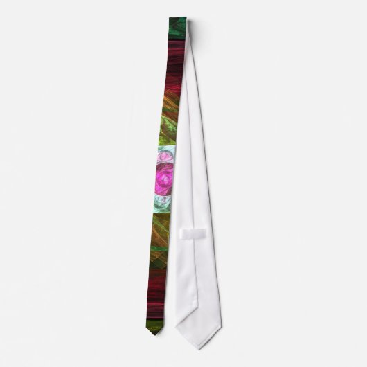 Dynamische Verbindungen Abstrakte Krawatte (Rückseite)