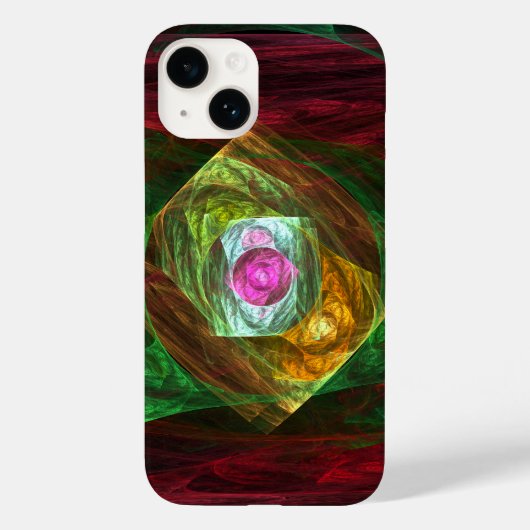 Dynamische Verbindungen Abstrakte Kunst Case-Mate iPhone Hülle (Rückseite)