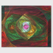 Dynamische Verbindungen Abstrakte Kunst Geschenkpapier (Flach)