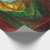 Dynamische Verbindungen Abstrakte Kunst Geschenkpapier (Ecke)