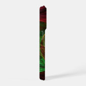 Dynamische Verbindungen Abstrakte Kunst iPhone Hülle (Rechte Seite)