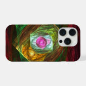 Dynamische Verbindungen Abstrakte Kunst iPhone Hülle (Rückseite (Horizontal))
