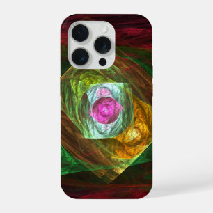 Dynamische Verbindungen Abstrakte Kunst iPhone 15 Pro Hülle