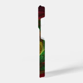 Dynamische Verbindungen Abstrakte Kunst iPhone Hülle (Linke Seite)