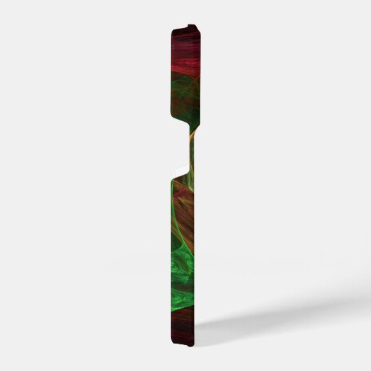 Dynamische Verbindungen Abstrakte Kunst iPhone Hülle (Rechte Seite)